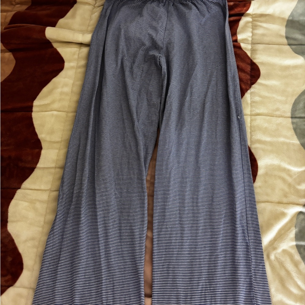 Edikted Blue and White Striped Pants - Picture 3 of 3